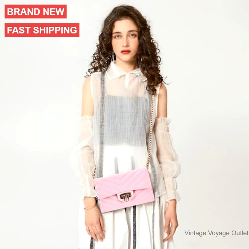 Small Crossbody Bag with Phone & Wallet Compartments, Adjustable Strap - Picture 2 of 7